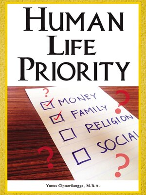 cover image of Human Life Priority
